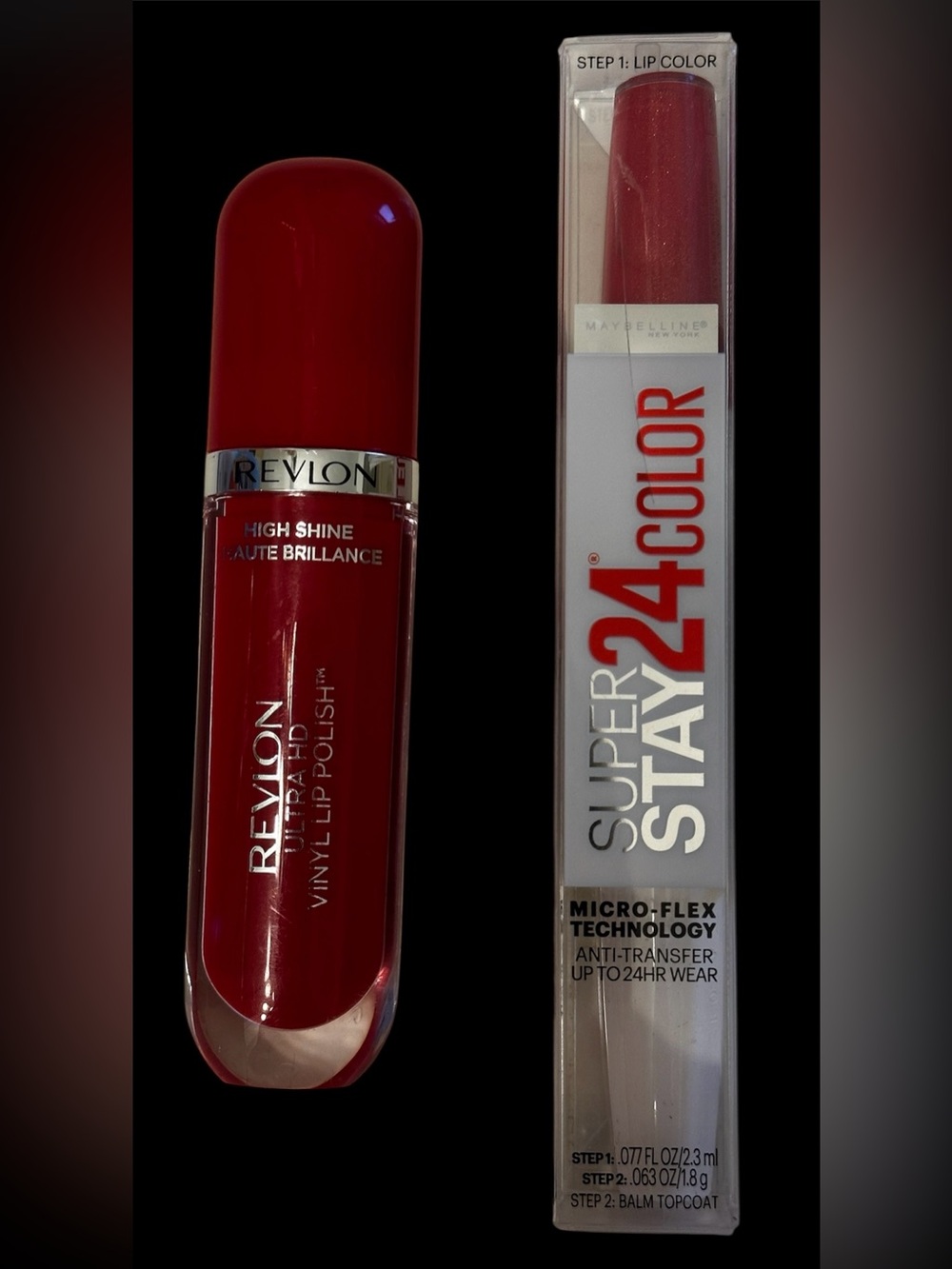 Revlon and Maybelline Lip Duo